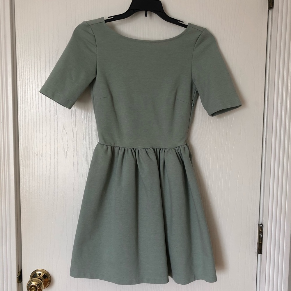 Zara mini dress with deep V back Size XS